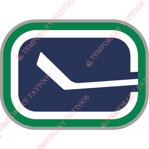 Vancouver Canucks Customize Temporary Tattoos Stickers NO.359
